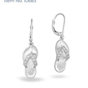 Na Hoku slipper diamond earrings